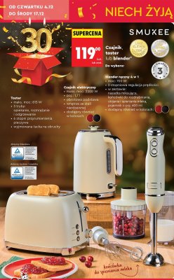 Blender ręczny 4 w 1 SMUKEE promocja w Biedronka