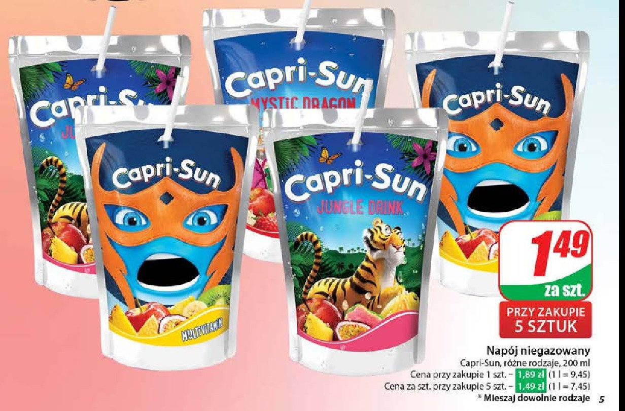 Nap贸j mystic dragon Capri-sun promocja