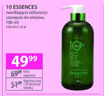 Szampon do włosów Beaua 10 essences promocja