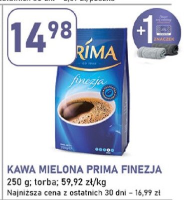 Kawa mielona Prima Finezja promocja w Stokrotka