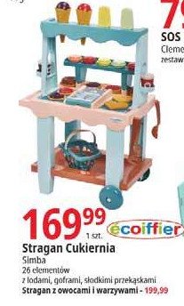 Stragan z owocami i warzywami ECOIFFIER promocja