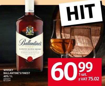 Whisky Ballantine's finest promocja w Selgros