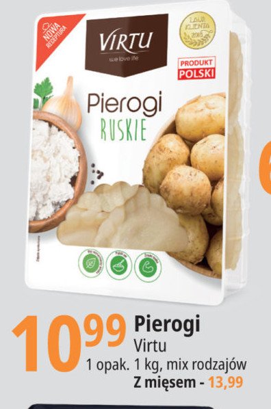 Pierogi z mięsem Virtu promocja
