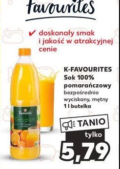 Sok pomarańczowy K-classic favourites promocja