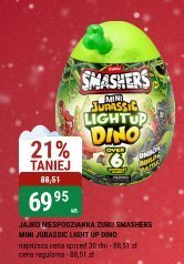 Jajko niespodzianka Sonu Smashers lub dinosaurs light up dino promocja w bi1
