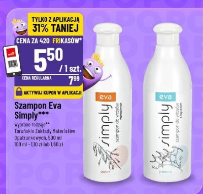 Szampon Eva Simply promocja w POLOmarket