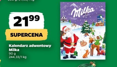 Kalendarz adwentowy Milka promocja w Netto