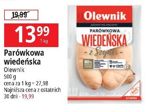 Parówkowa wiedeńska Olewnik promocja