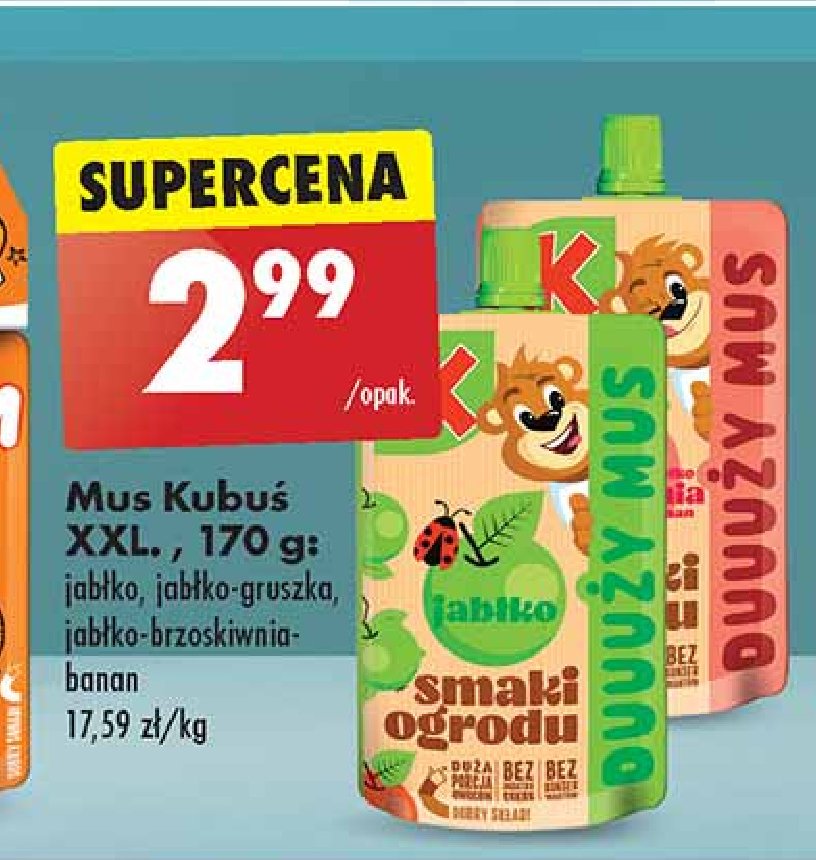 Mus jab艂ko-gruszka promocja
