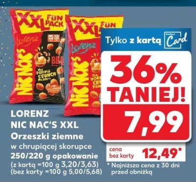 Orzeszki ziemne w chrupiacej polewie promocja w Kaufland
