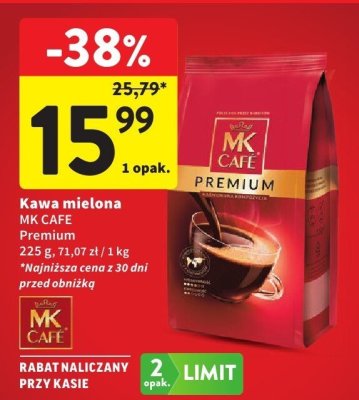 Kawa mielona MK CAFE Premium promocja w Intermarche