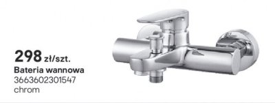 Bateria wannowa GoodHome Cavally chrom 3663602301547 promocja w Castorama