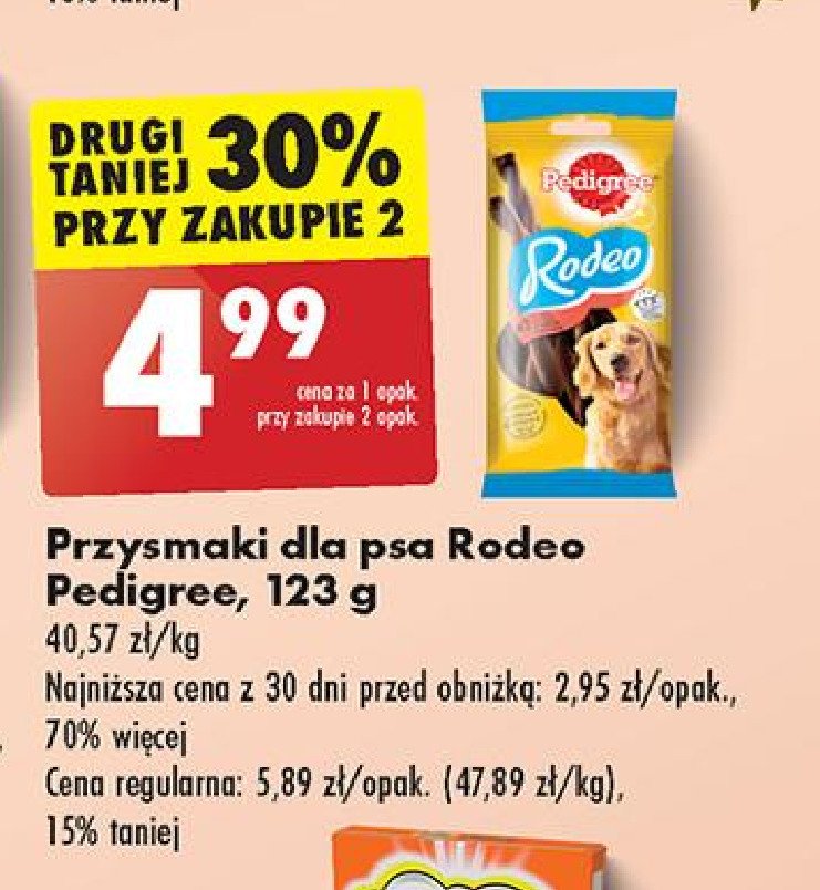 Przysmak dla psa Pedigree rodeo promocja w Biedronka