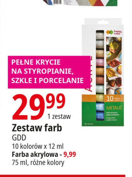 Zestaw farb HAPPY COLOR promocja