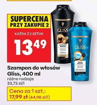Szampon do włosów różne rodzaje promocja w Biedronka