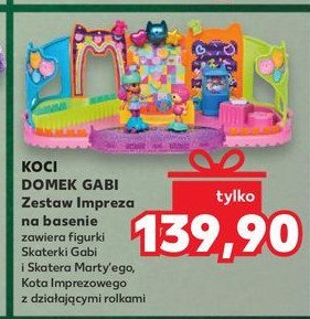 Zestaw impreza na basenie koci domek gabi promocja w Kaufland