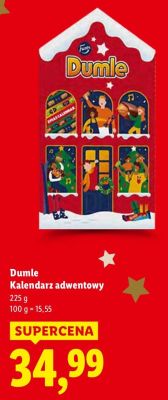 Kalendarz adwentowy Dumle promocja w Lidl