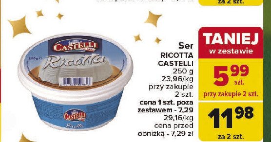 Ricotta Castelli promocja