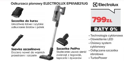 Odkurzacz pionowy EP61AB21UG promocja w NEONET