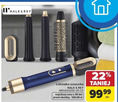 Lokówko-suszarka NALK & REY NRHAS1200-25 CZ promocja w Carrefour