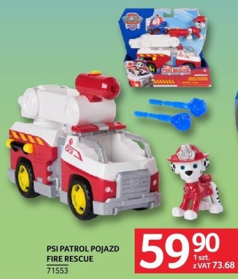 Pojazd Psi Patrol Fire Rescue promocja w Selgros