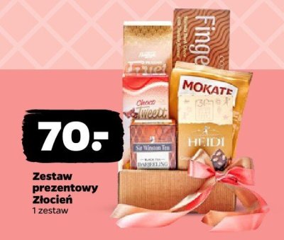 Zestaw prezentowy Złocień promocja w Netto