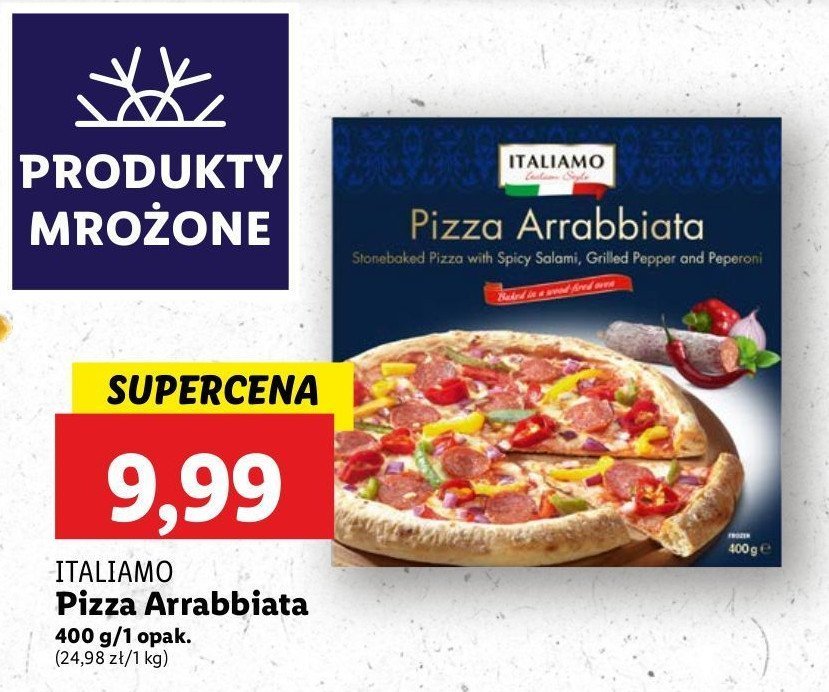 Pizza arrabbiata Italiamo promocja w Lidl