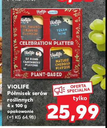 Półmisek serów roślinnych Violife promocja