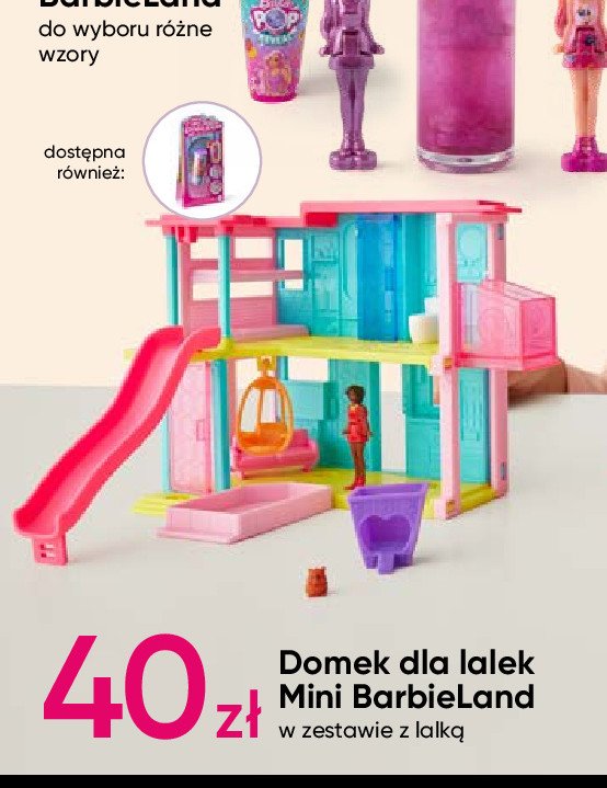 Domek dla lalek mini barbie land promocja