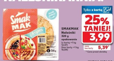 Naleśniki Smakmak promocja w Kaufland