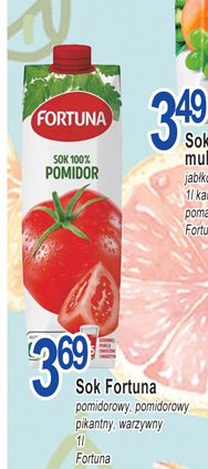 Sok pomidorowy z chili trawienie Fortuna promocja