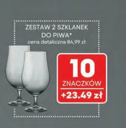 Szklanki do piwa Masterchef promocja w Intermarche