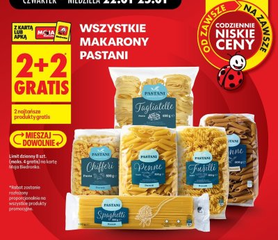 Makaron Tagliatelle promocja w Biedronka