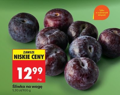 Śliwka na wagę promocja w Biedronka
