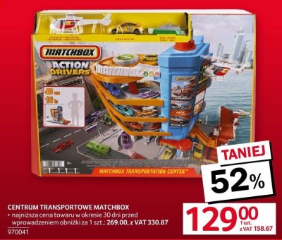 Centrum transportowe Matchbox promocja w Selgros