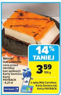 Sernik promocja w Carrefour Market