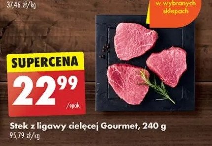 Steki z ligawy cielęcej Gourmet promocja