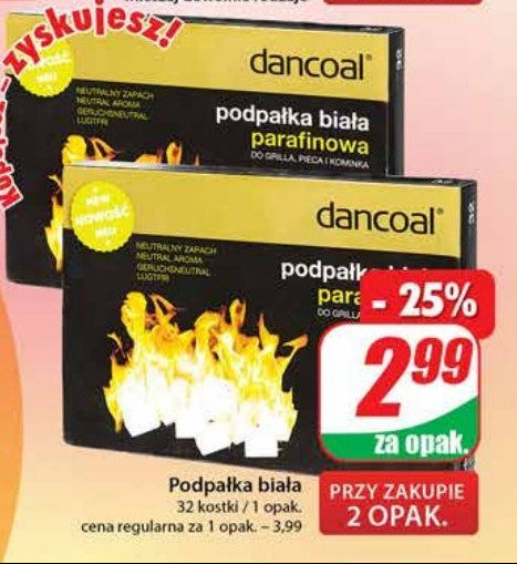 Podpałka do grilla parafinowa Dancoal promocje