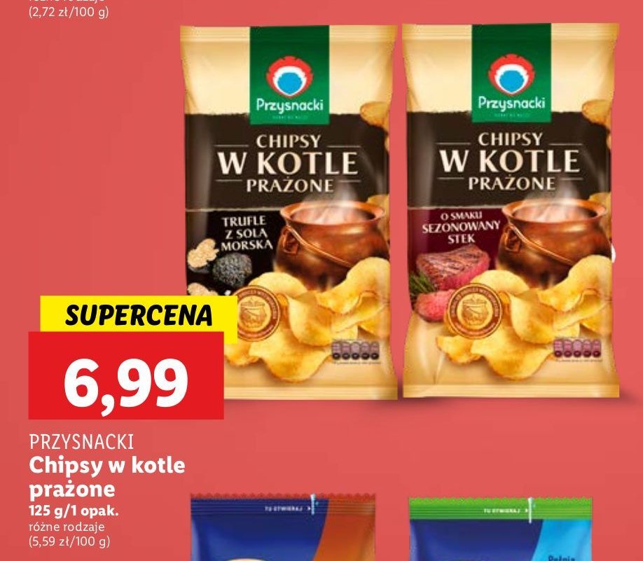 Chipsy w kotle prażone trufle z solą morską Przysnacki promocja