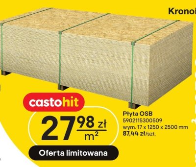Płyta OSB promocja w Castorama