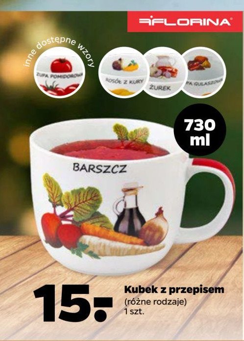 Kubek z przepisem barszcz 730 ml promocja