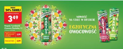 Napój Tymbark Owoce Świata 1l różne rodzaje promocja w Biedronka