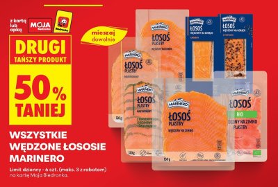 Wszystkie wędzone łososie promocja w Biedronka