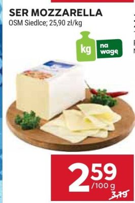 Ser mozzarella OSM Siedlce promocja w Stokrotka