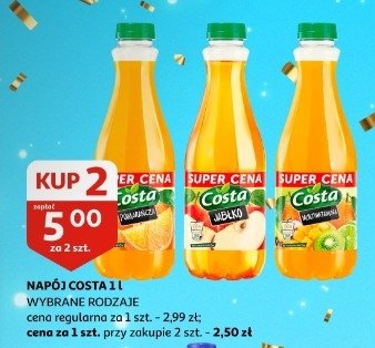 Napój pomarańczowy Costa promocja