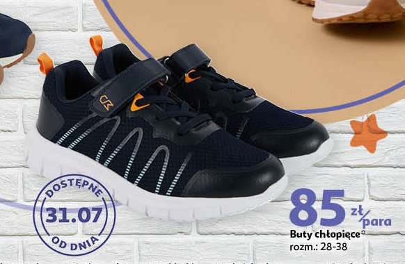 Buty chłopięce rozm. 28-38 Auchan inextenso promocja