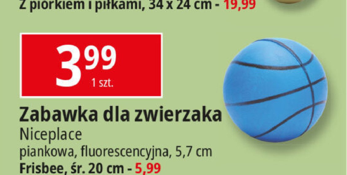 Zabawka piankowa Niceplace promocja