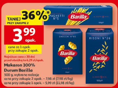 Makaron 100% Durum  promocja w Auchan