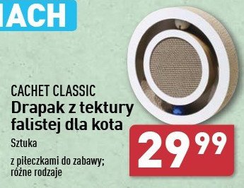 Drapak dla kota z tektury falistej z piłeczkami do zabawy Cachet promocja