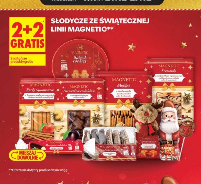 Słodycze Magnetic ze świątecznej linii - Kremówki promocja w Biedronka